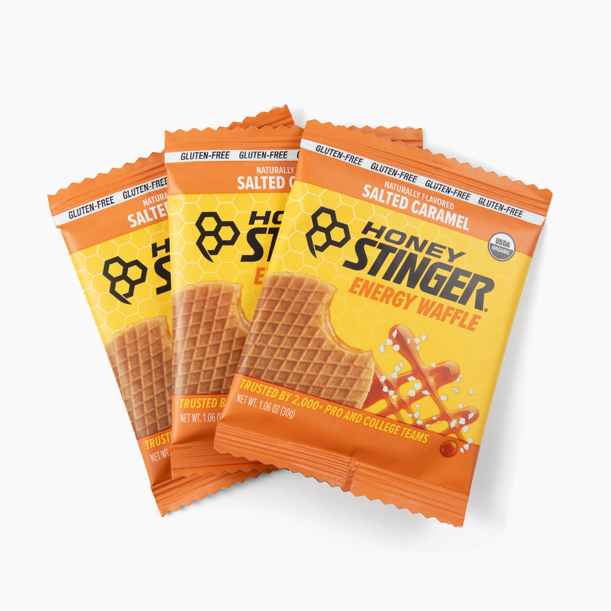 Honey Stinger Organic Gluten-Free Salted Caramel (Pack of 6)