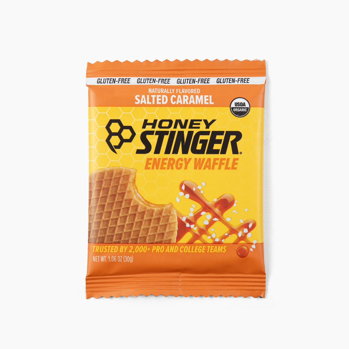 Honey Stinger Organic Gluten-Free Salted Caramel (Pack of 6)